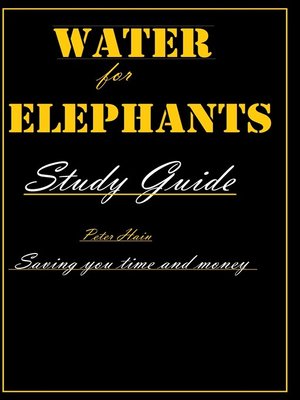 cover image of Water for Elephants Study Guide